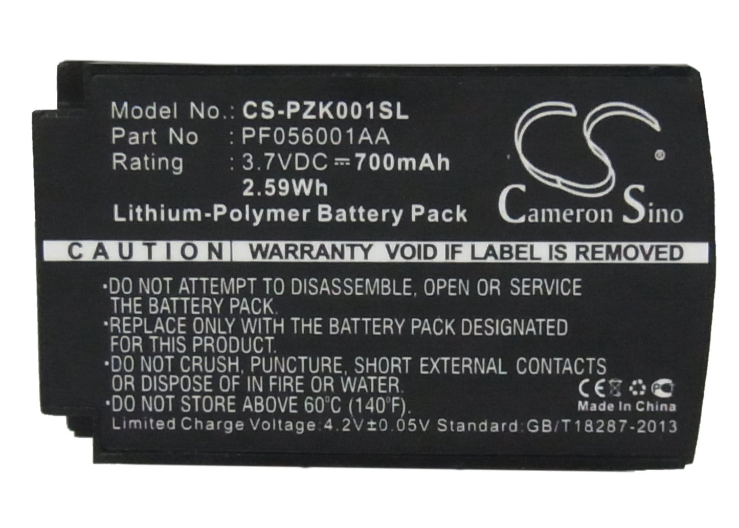 Replacement Battery for Parrot ZIK – Wireless Headset – 700mAh/2.59Wh / 3.7V