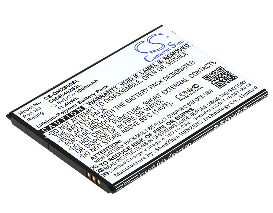 Replacement Battery for QMobile | BLU Z8 Plus – Mobile, SmartPhone – 3000mAh / 3.8V - image 1