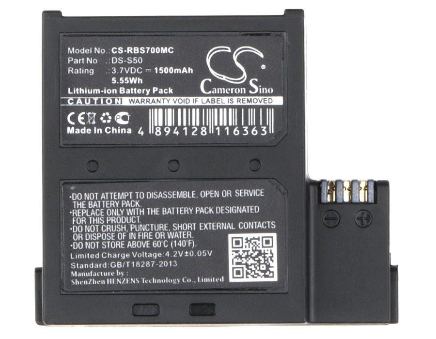 Replacement Battery for Veho MUVI K1 – Camera – 1500mAh / 5.55Wh / 3.7V