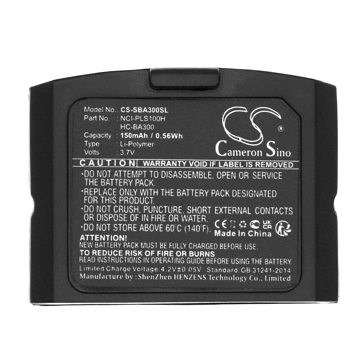 Replacement Battery for Sennheiser IS 410 – Wireless Headset – 150mAh / 0.56Wh / 3.7V