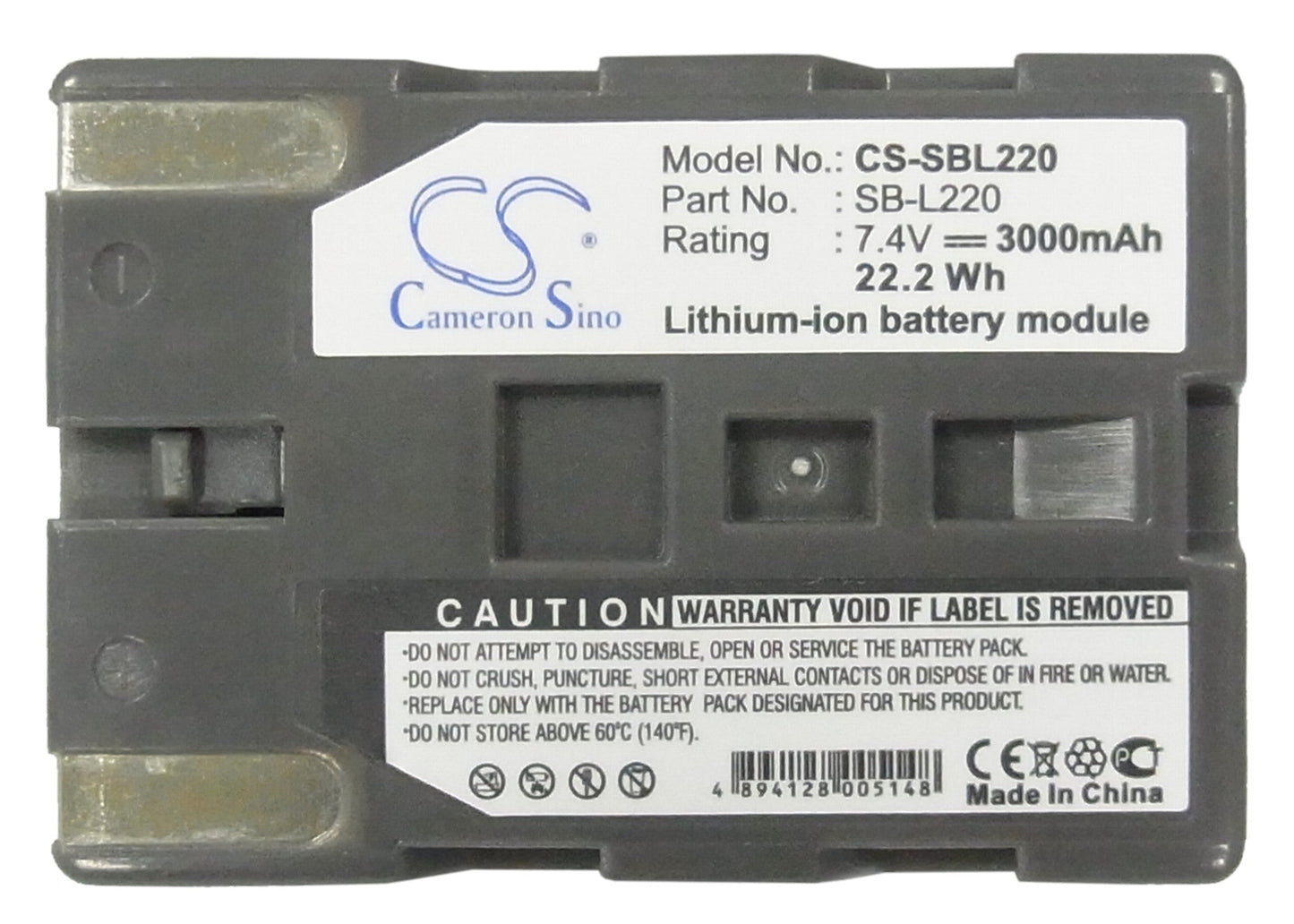 Replacement Battery for Leaf AFi-II 7 – Camera – 3000mAh / 7.4V