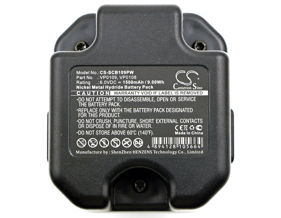 Replacement Battery for SENCO GT65DA – Power Tools – 1500mAh / 9.00Wh / 6.0V