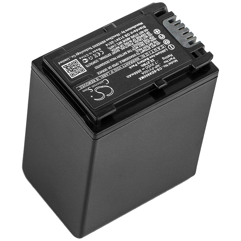 Replacement Battery for Sony FDR-AX40 – Camera – 3050mAh / 7.3V - image 2