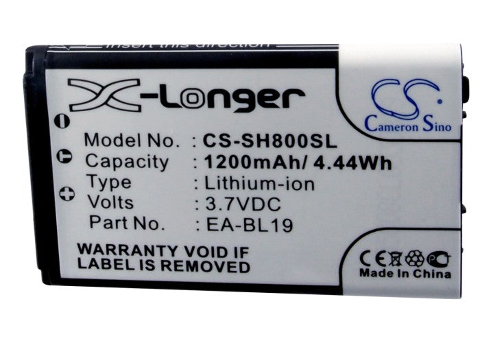 Replacement Battery for Sharp SH800M – Mobile, SmartPhone – 1200mAh / 3.7V - image 5