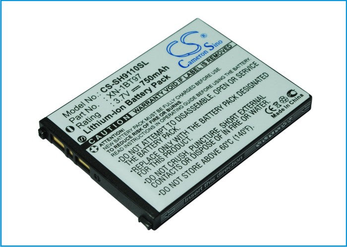 Replacement Battery for Sharp SH9110 – Mobile, SmartPhone – 750mAh / 3.7V - image 1