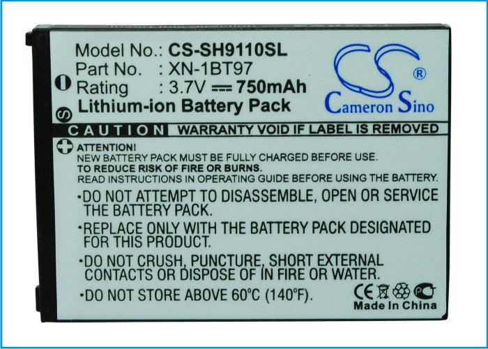 Replacement Battery for Sharp 61SHUAA – Mobile, SmartPhone – 750mAh / 3.7V