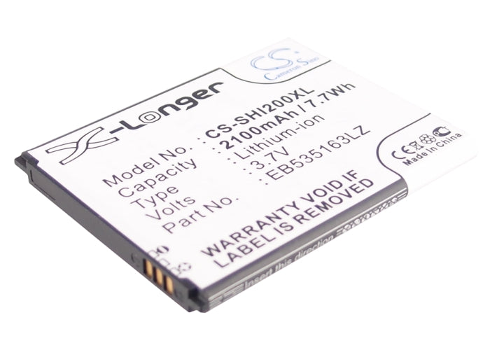 Replacement Battery for Samsung | MetroPCS Code SCH-i200 – Mobile, SmartPhone – 2100mAh / 3.7V - image 1