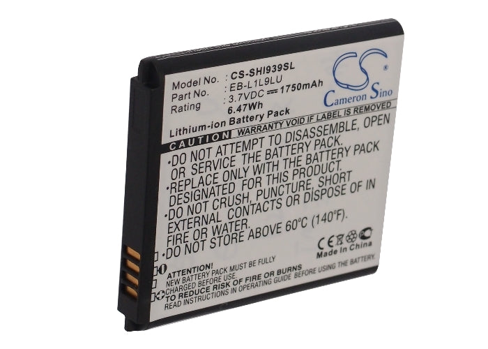Replacement Battery for Samsung Galaxy S3 Duos – Mobile, SmartPhone – 1750mAh/6.48Wh / 3.7V