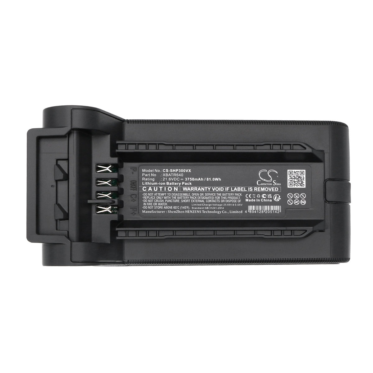 Replacement Battery for Shark IP1220 – Vacuum – 3750mAh / 21.6V