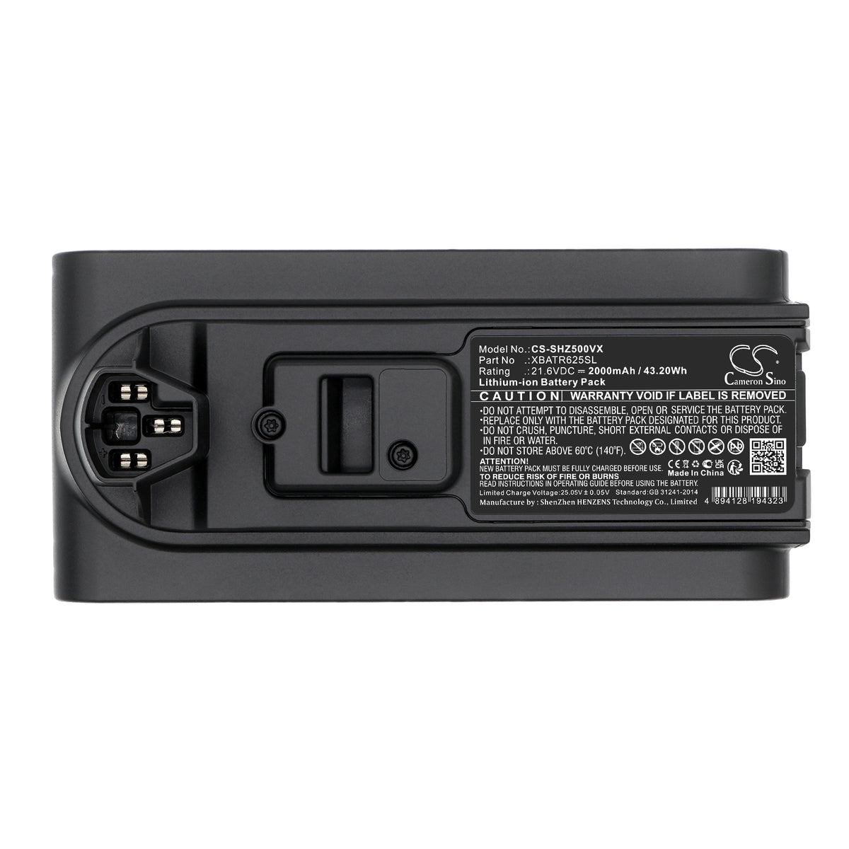 Replacement Battery for Shark IZ500 – Vacuum – 2000mAh / 21.6V