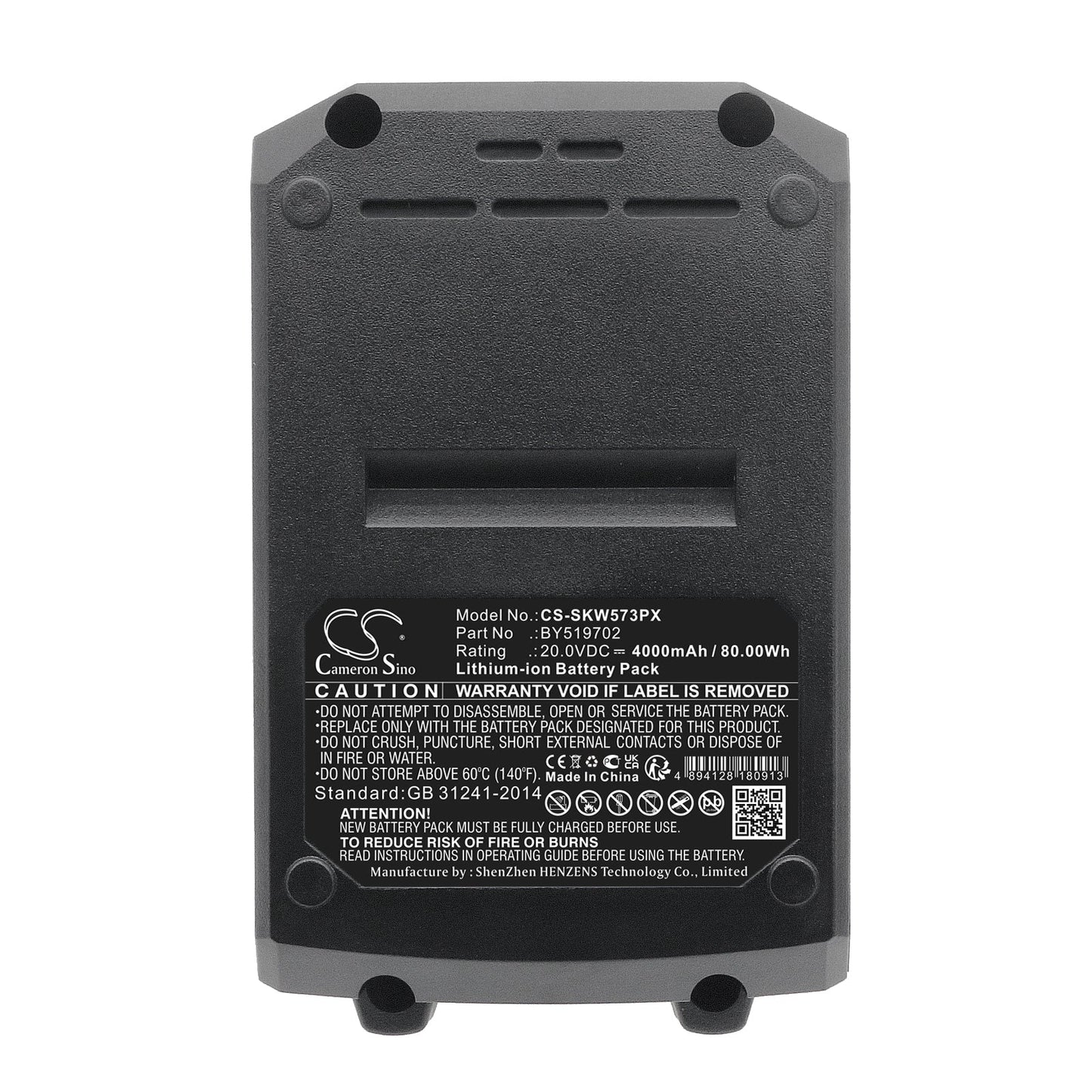Replacement Battery for Skil 20V 0.6cm Hex Cordless Impact – Power Tools – 4000mAh / 80.00Wh / 20.0V