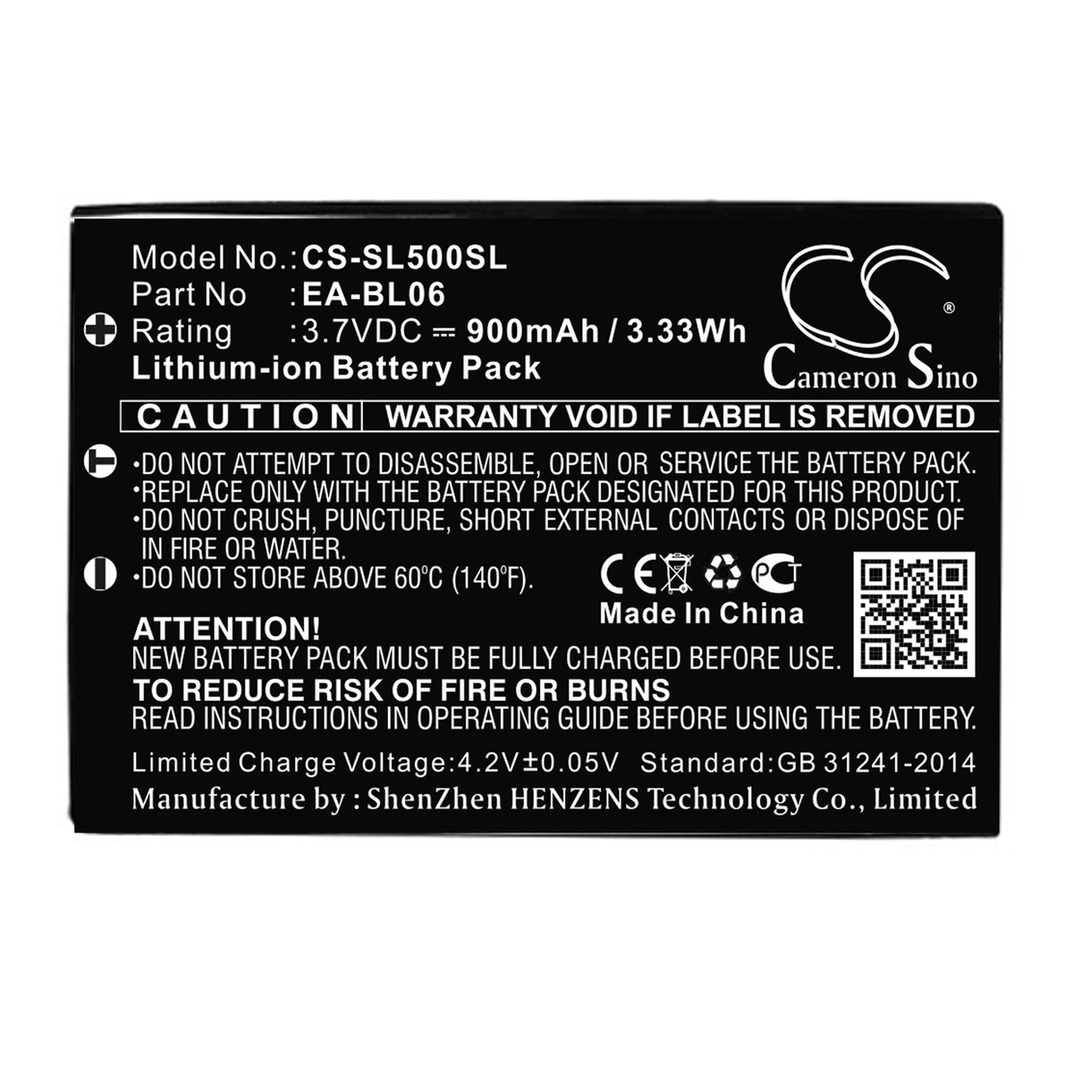 Replacement Battery for Sharp Zaurus SL-5000 – PDA, Pocket PC – 900mAh / 3.7V