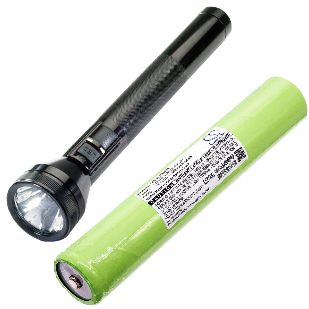 Replacement Battery for GE | Moltech | Maglite | Ericsson | Power Systems | Multiplier | Intec | Streamlight 40070149 – Flashlight – 5000mAh / 6V
