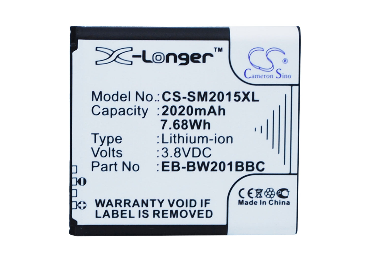 Replacement Battery for Samsung Galaxy Golden 2 – Mobile, SmartPhone – 2020mAh / 7.68Wh / 3.8V