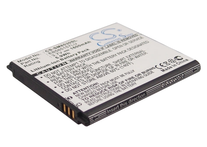 Replacement Battery for Samsung Galaxy Beam – Mobile, SmartPhone – 1600mAh / 3.7V - image 1