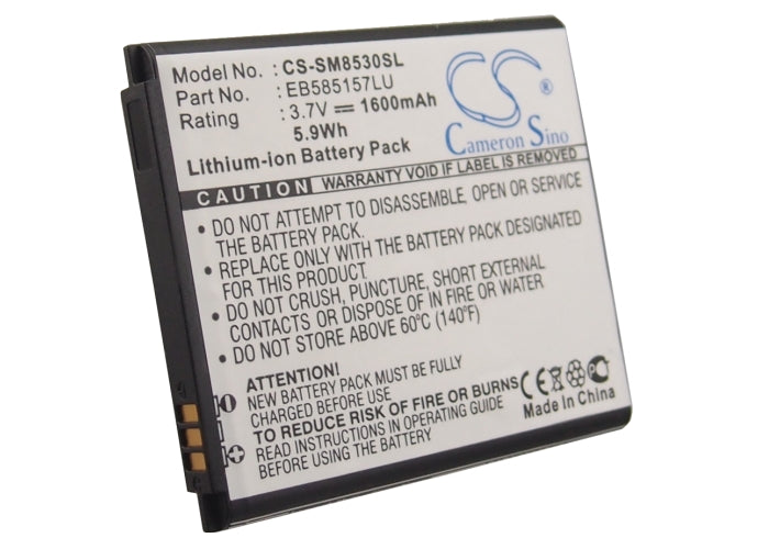 Replacement Battery for Samsung Galaxy Beam – Mobile, SmartPhone – 1600mAh/5.9Wh / 3.7V