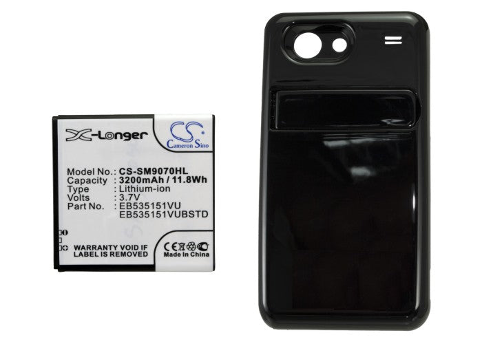 Replacement Battery for Samsung Galaxy S Advance – Mobile, SmartPhone – 3200mAh/11.8Wh / 3.7V