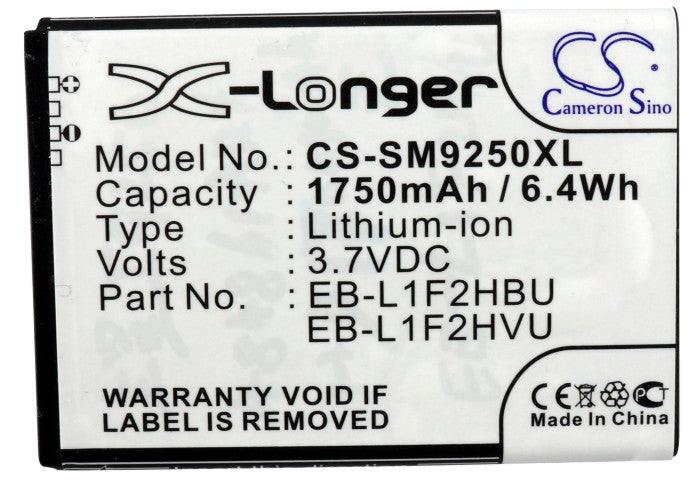 Replacement Battery for Sprint Galaxy Nexus 4G LTE – Mobile, SmartPhone – 1750mAh/6.48Wh / 3.7V