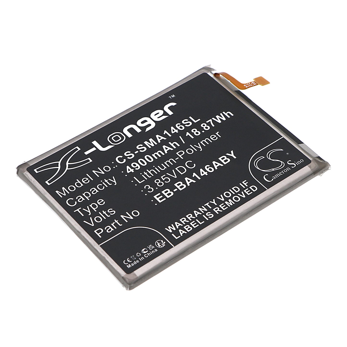 Replacement Battery for Samsung Galaxy A14 5G – Mobile, SmartPhone – 4900mAh / 3.85V - image 1