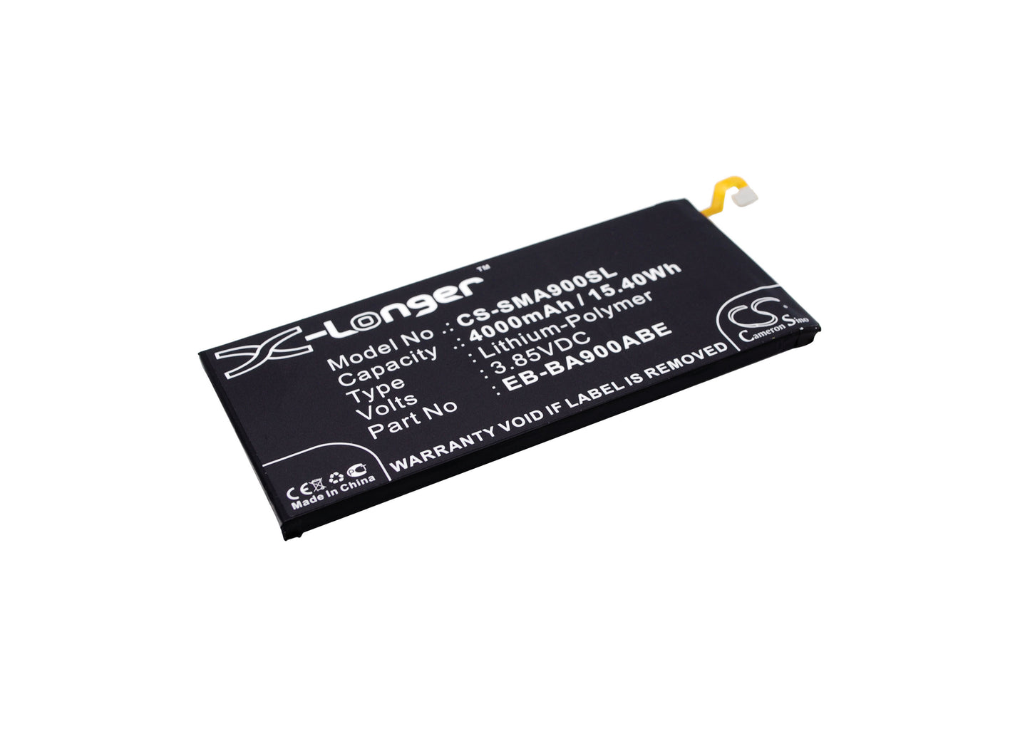 Replacement Battery for Samsung Galaxy A9 – Mobile, SmartPhone – 4000mAh / 3.85V - image 1