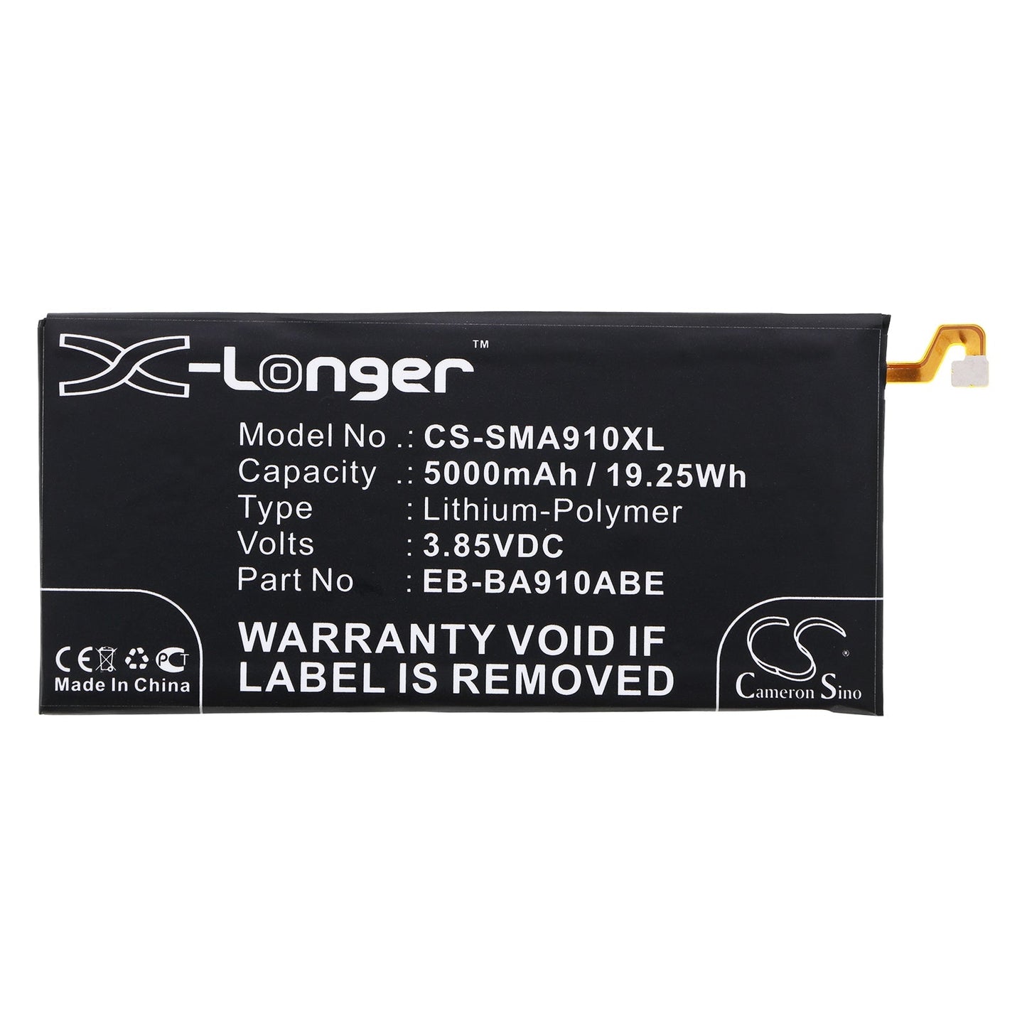 Replacement Battery for Samsung Galaxy A9 Pro 2016 – Mobile, SmartPhone – 5000mAh / 3.85V - image 3
