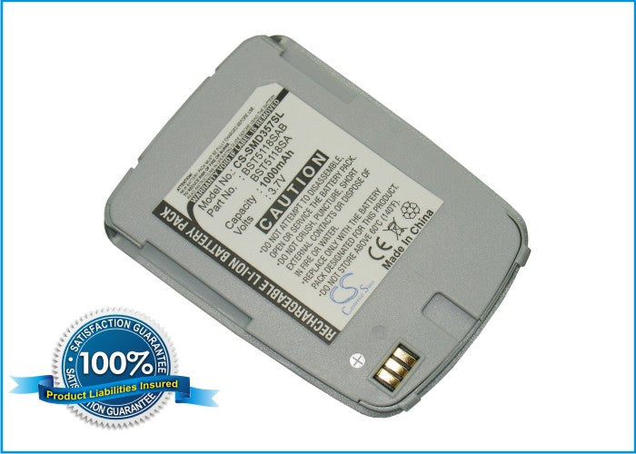 Replacement Battery for Samsung SGH-D357 – Mobile, SmartPhone – 1000mAh / 3.7V - image 1