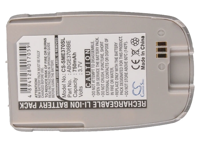 Replacement Battery for Samsung SGH-E370 – Mobile, SmartPhone – 750mAh / 3.7V - image 5