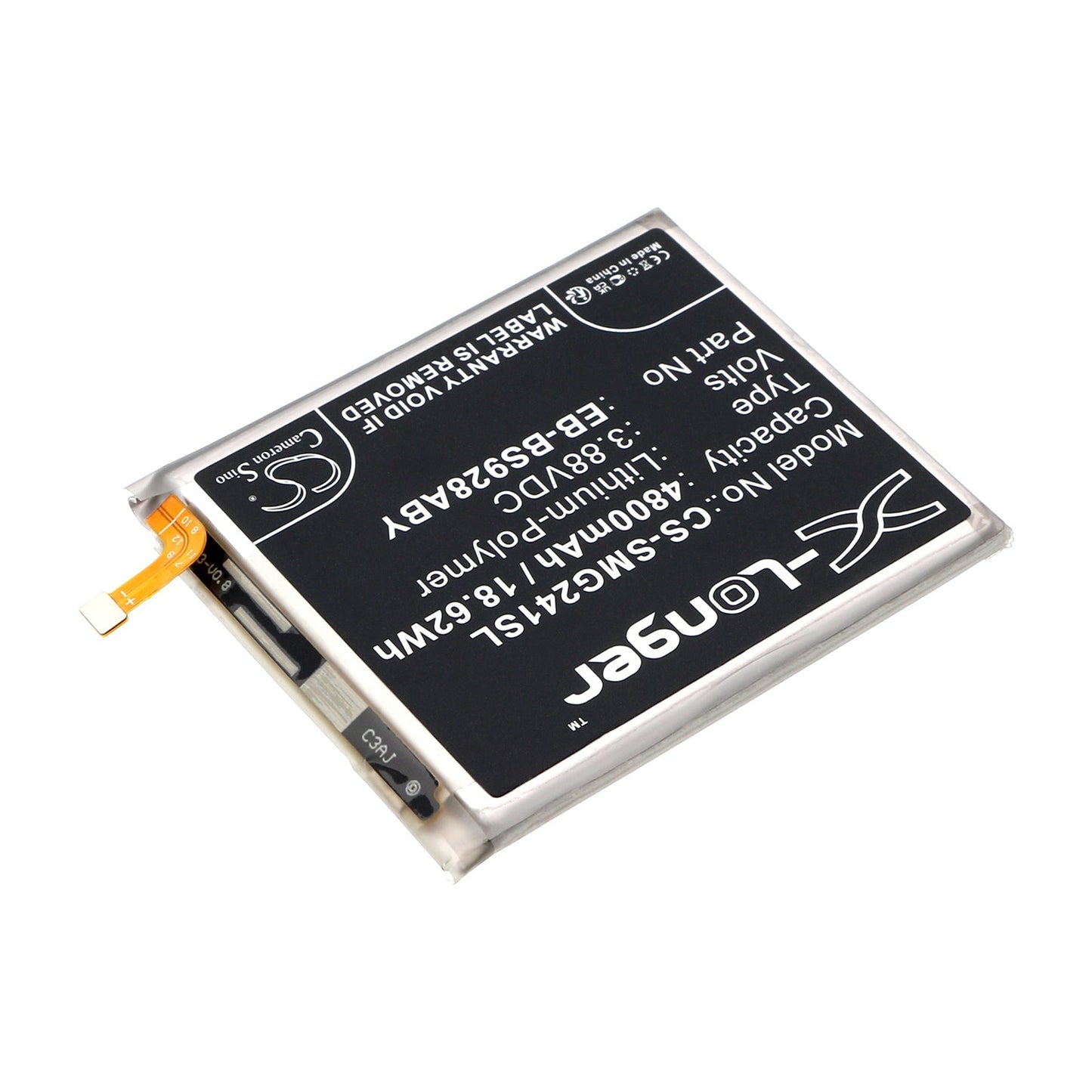 Replacement Battery for Samsung Galaxy S24 Ultra – Mobile, SmartPhone – 4800mAh / 3.88V - image 2