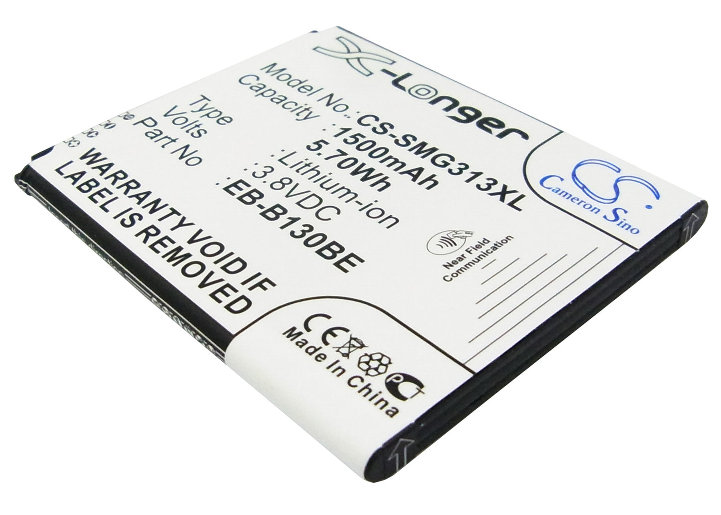 Replacement Battery for Samsung SM-G310 – Mobile, SmartPhone – 1500mAh / 3.8V - image 1