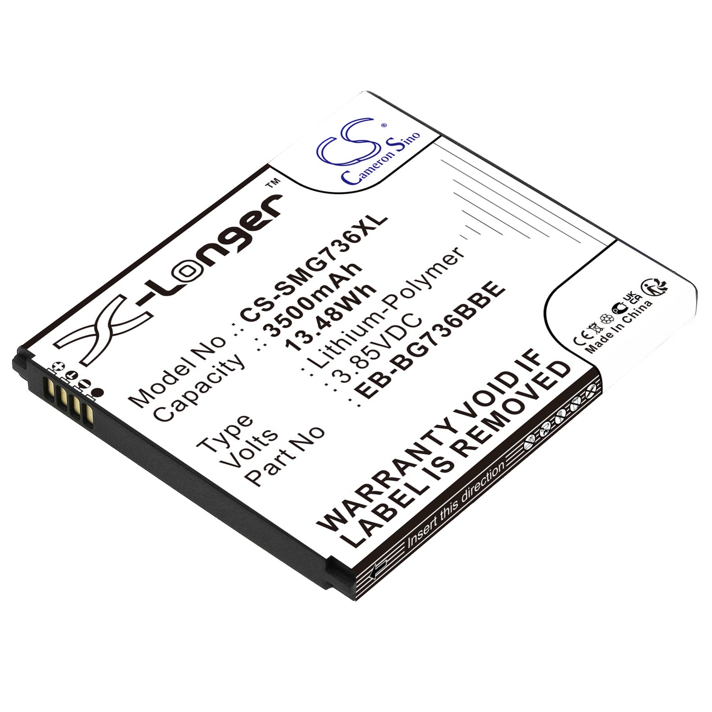 Replacement Battery for Samsung Galaxy Xcover 6 Pro – Mobile, SmartPhone – 3500mAh / 3.85V - image 1