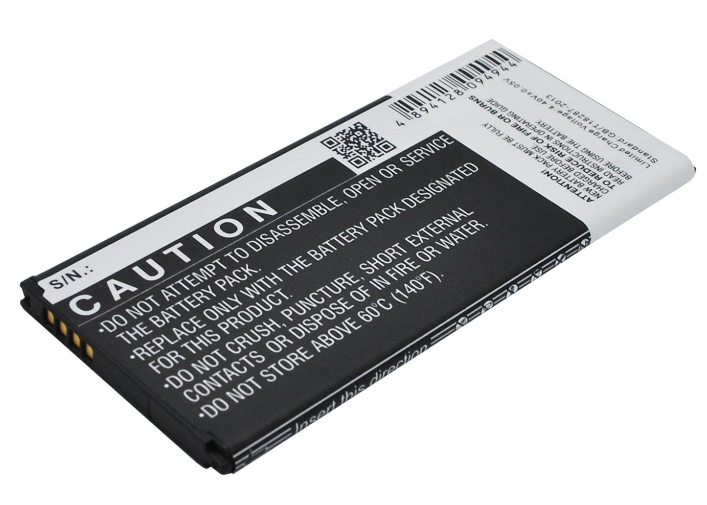 Replacement Battery for Samsung Galaxy Alpha – Mobile, SmartPhone – 1860mAh / 7.16Wh / 3.85V