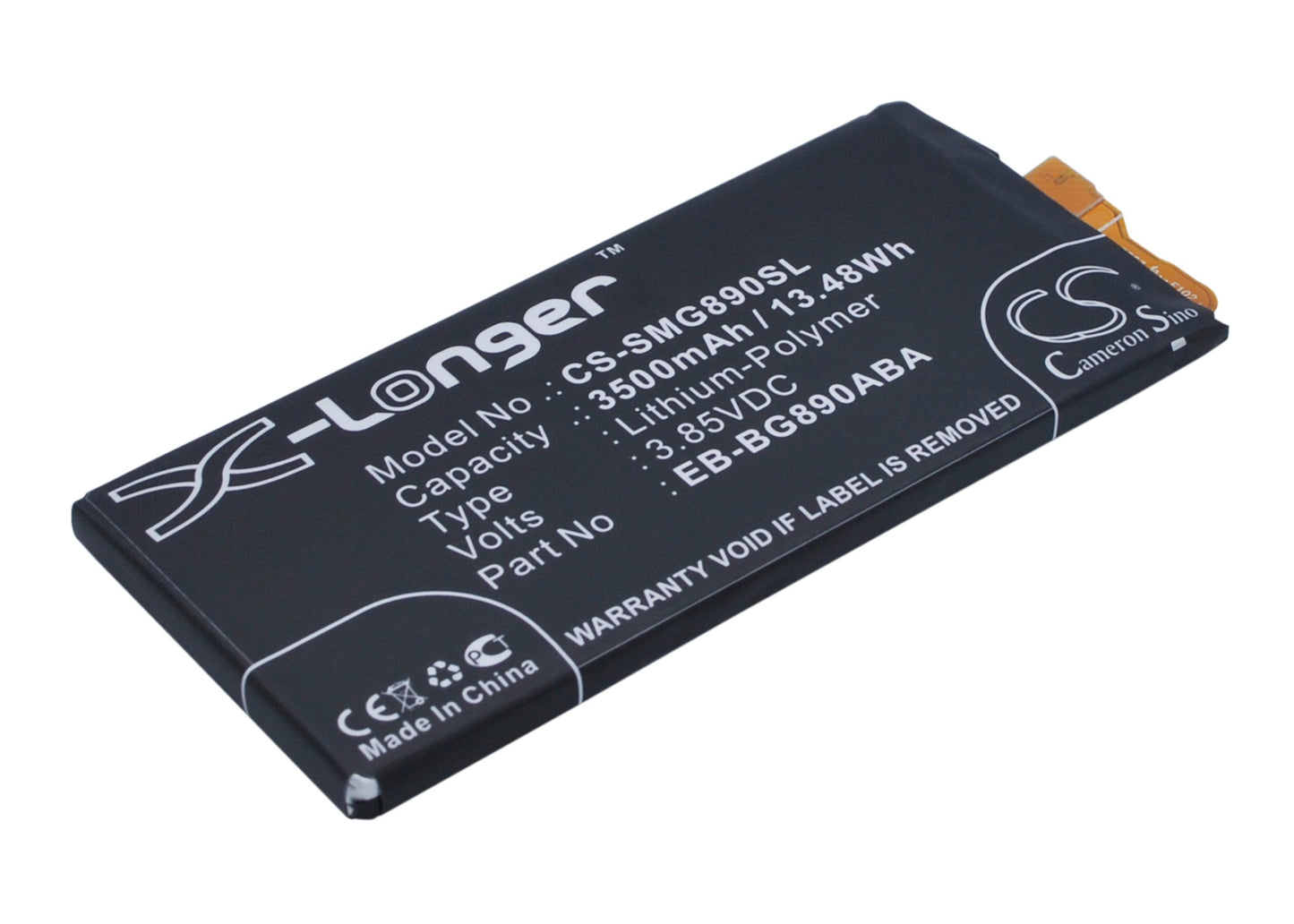 Replacement Battery for Samsung Galaxy S6 Active – Mobile, SmartPhone – 3500mAh / 3.85V - image 1