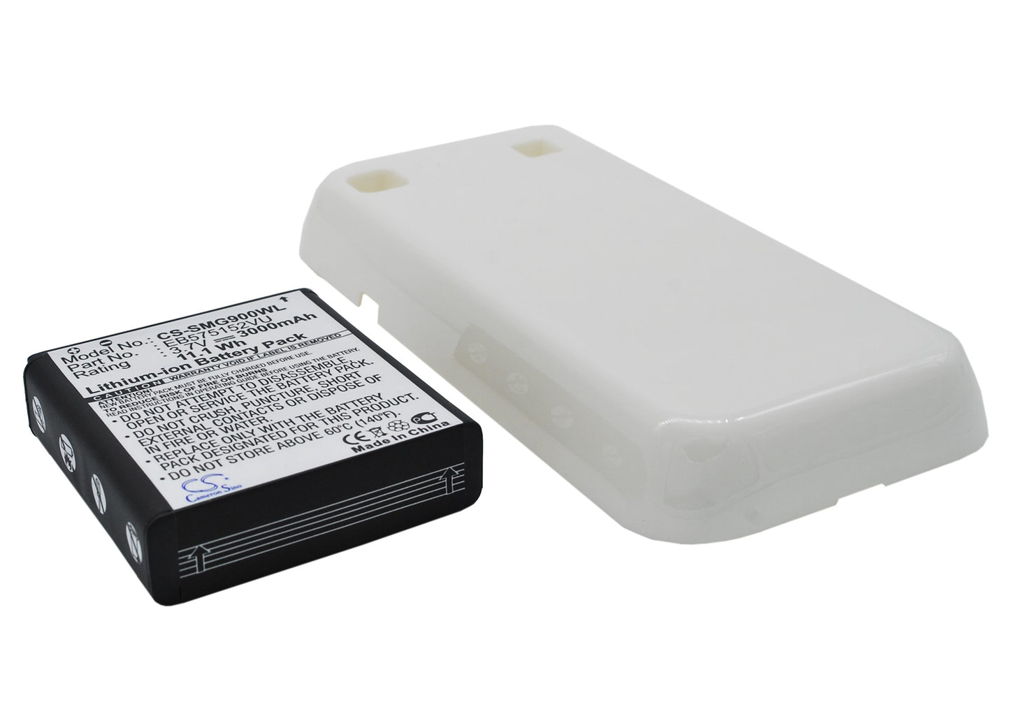 Replacement Battery for Samsung | T-Mobile GT-i9000 – Mobile, SmartPhone – 3000mAh / 3.7V - image 1