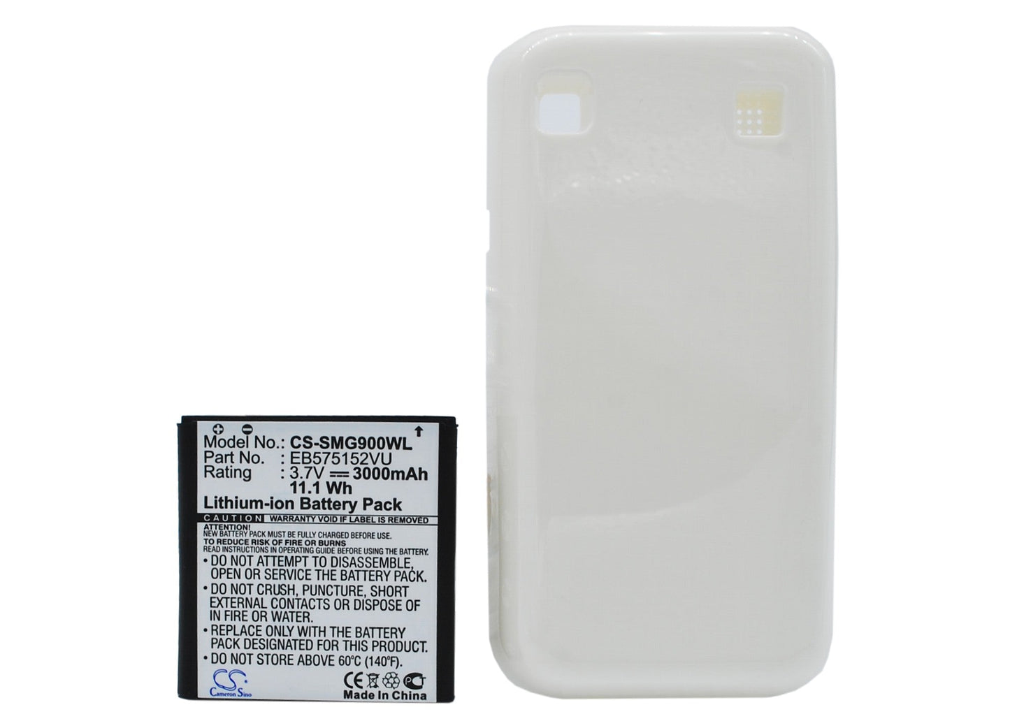 Replacement Battery for T-Mobile SGH-T959W – Mobile, SmartPhone – 3000mAh/11.1Wh / 3.7V