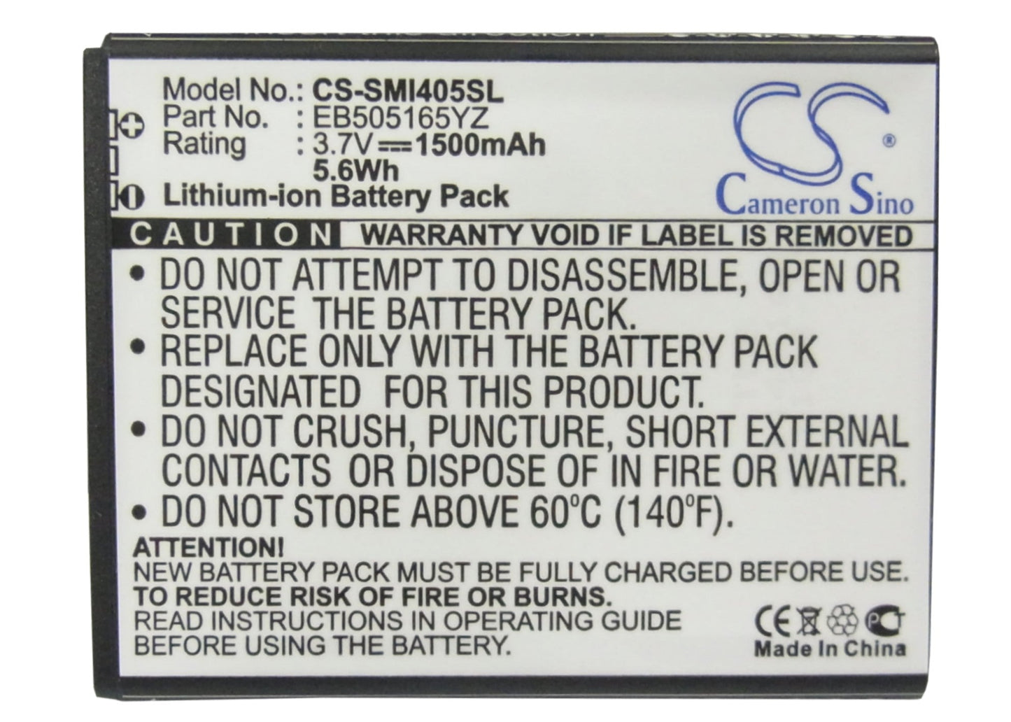 Replacement Battery for Verizon Aegis – Mobile, SmartPhone – 1500mAh/5.55Wh / 3.7V
