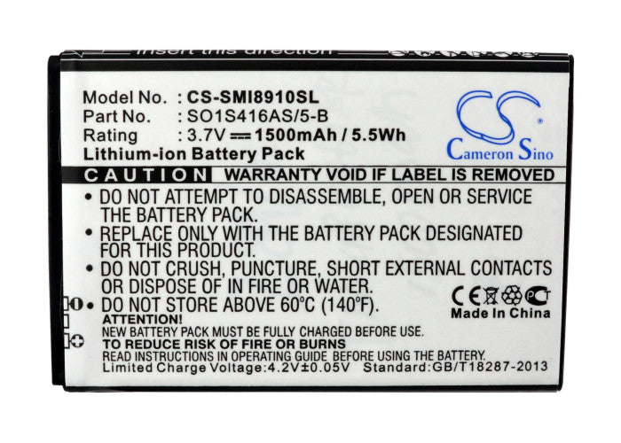 Replacement Battery for Verizon SCH-r720 Admire – Mobile, SmartPhone – 1500mAh / 5.55Wh / 3.7V