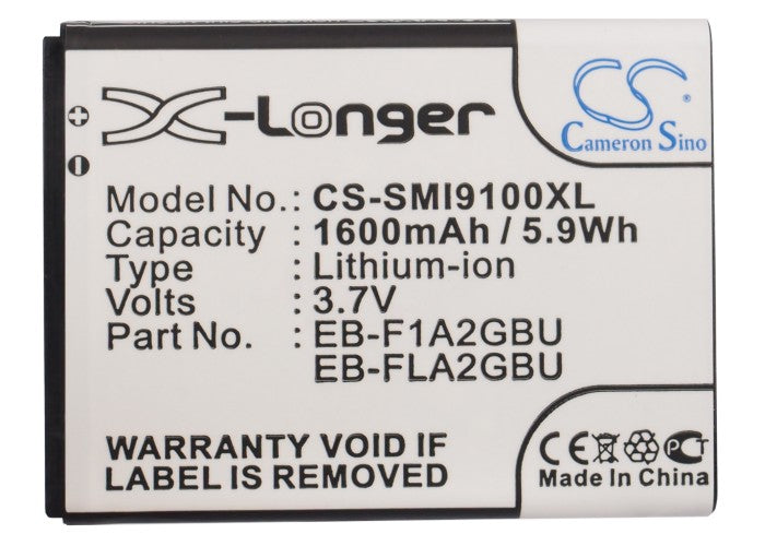Replacement Battery for Samsung EK-GC100 – Mobile, SmartPhone – 1600mAh / 5.92Wh / 3.7V