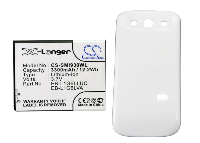 Replacement Battery for Samsung Galaxy S3 – Mobile, SmartPhone – 3300mAh/12.2Wh / 3.7V