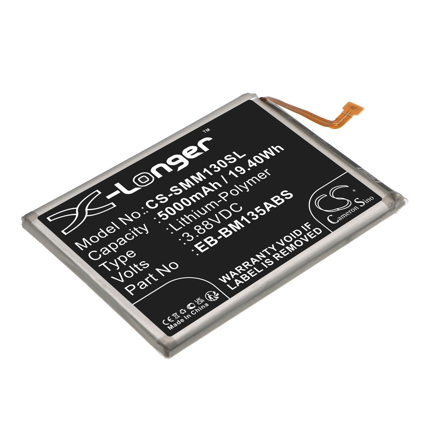 Replacement Battery for Samsung Galaxy M13 – Mobile, SmartPhone – 5000mAh / 3.88V - image 1