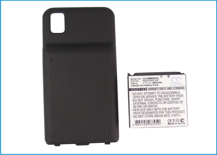 Replacement Battery for Samsung Instinct M800 – Mobile, SmartPhone – 1900mAh / 3.7V - image 5