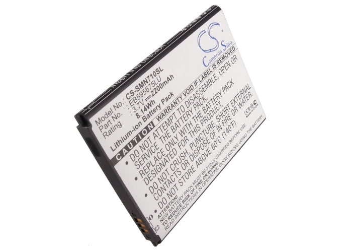 Replacement Battery for Samsung Galaxy Note 2 – Mobile, SmartPhone – 2200mAh / 8.14Wh / 3.7V