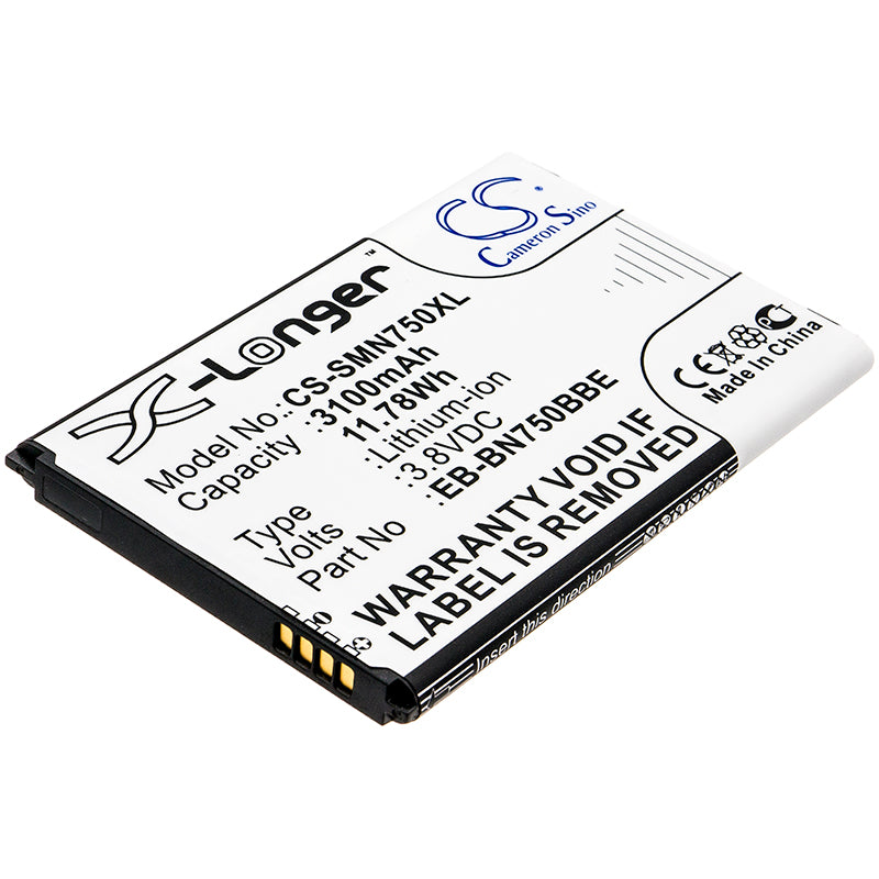 Replacement Battery for Samsung Galaxy Note 3 Neo – Mobile, SmartPhone – 3100mAh / 3.8V - image 1
