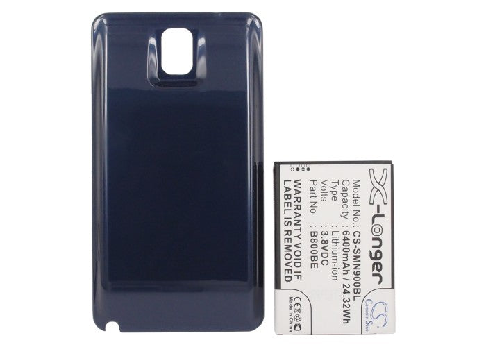 Replacement Battery for Samsung Galaxy Note 3 – Mobile, SmartPhone – 6400mAh / 24.32Wh / 3.8V