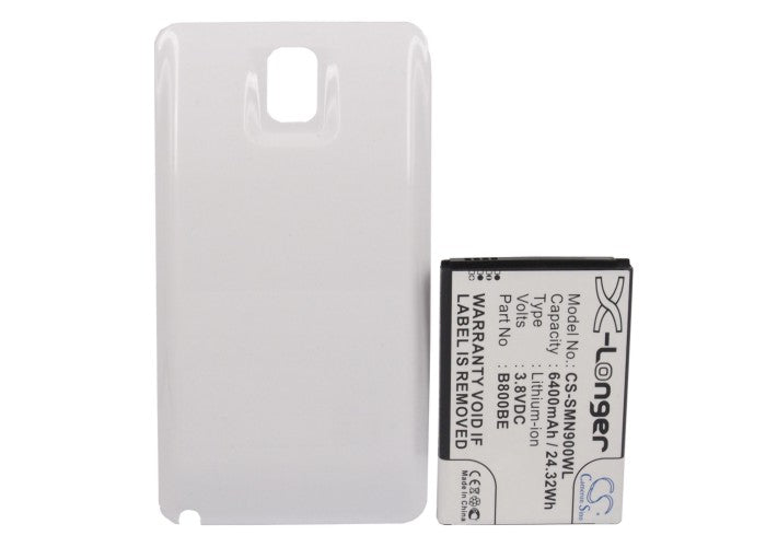 Replacement Battery for Samsung Galaxy Note 3 – Mobile, SmartPhone – 6400mAh / 24.32Wh / 3.8V