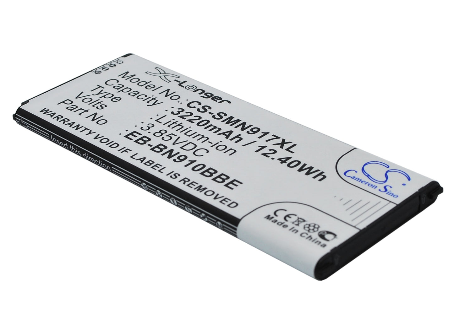 Replacement Battery for Samsung Galaxy Note 4 – Mobile, SmartPhone – 3220mAh / 3.85V - image 1