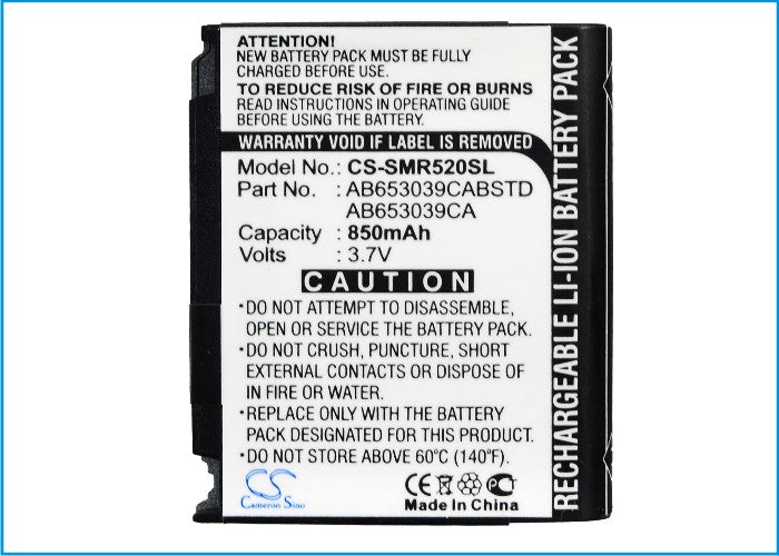 Replacement Battery for Samsung SGH-T639 – Mobile, SmartPhone – 850mAh / 3.7V - image 5