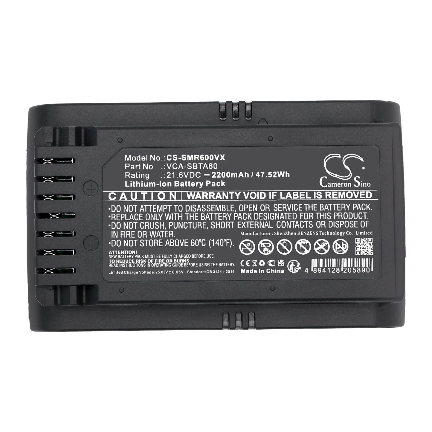 Replacement Battery for Samsung Jet 60 – Vacuum – 2200mAh / 21.6V - image 5