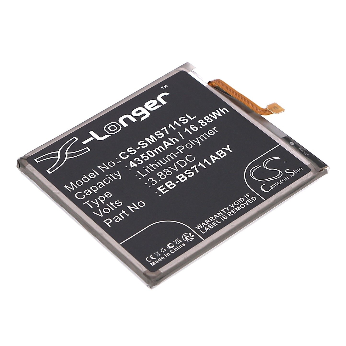 Replacement Battery for Samsung SM-S711B – Mobile, SmartPhone – 4350mAh / 3.88V - image 1