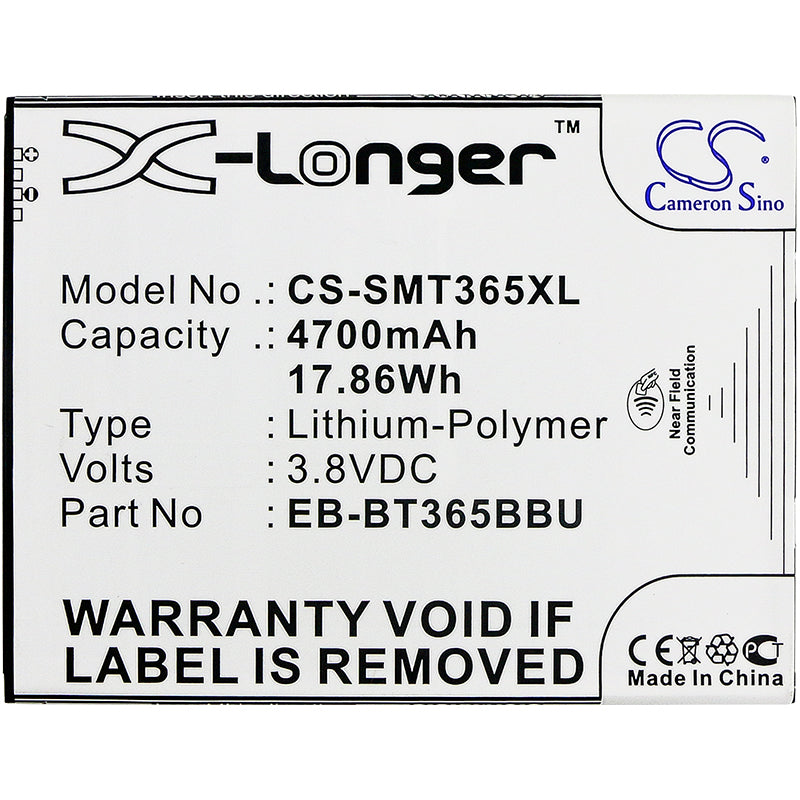 Replacement Battery for Samsung SM-T360 – Tablet – 4700mAh / 3.8V - image 3