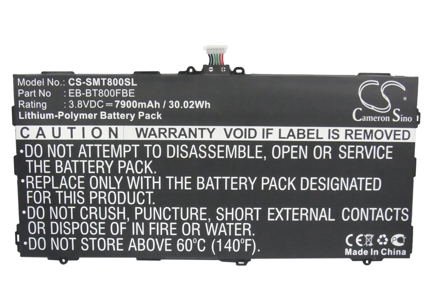 Replacement Battery for Samsung SM-T800 – Tablet – 7900mAh / 3.8V - image 5
